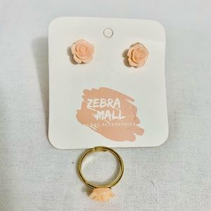 rose earrings